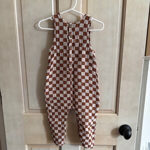 Baby Checkered Rylee + Cru Jumpsuit